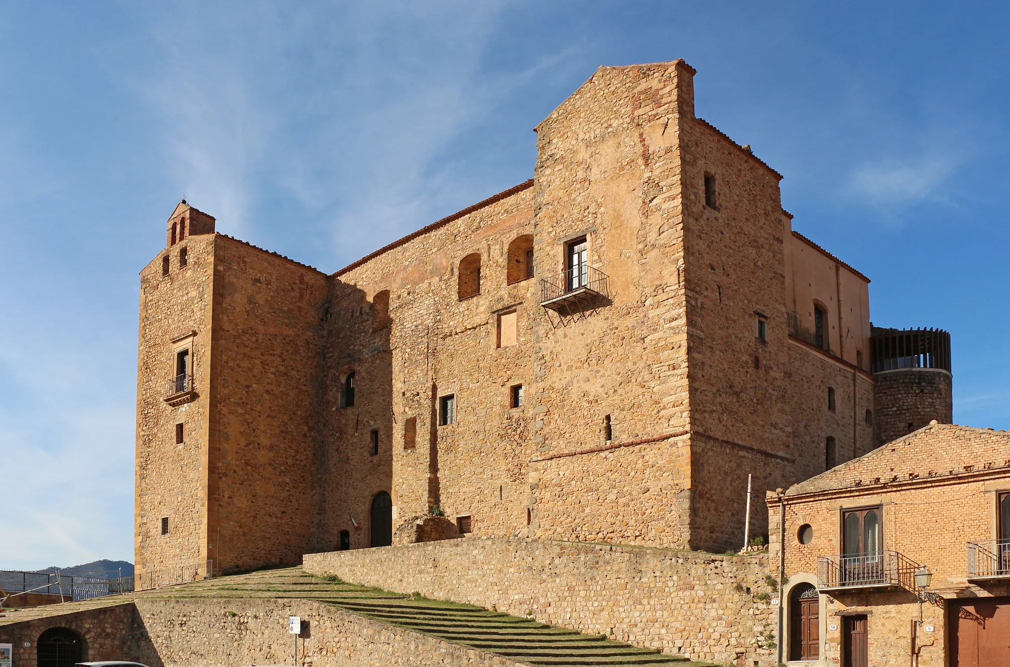 Château des Ventimiglia à Castelbuono dans les Madonie