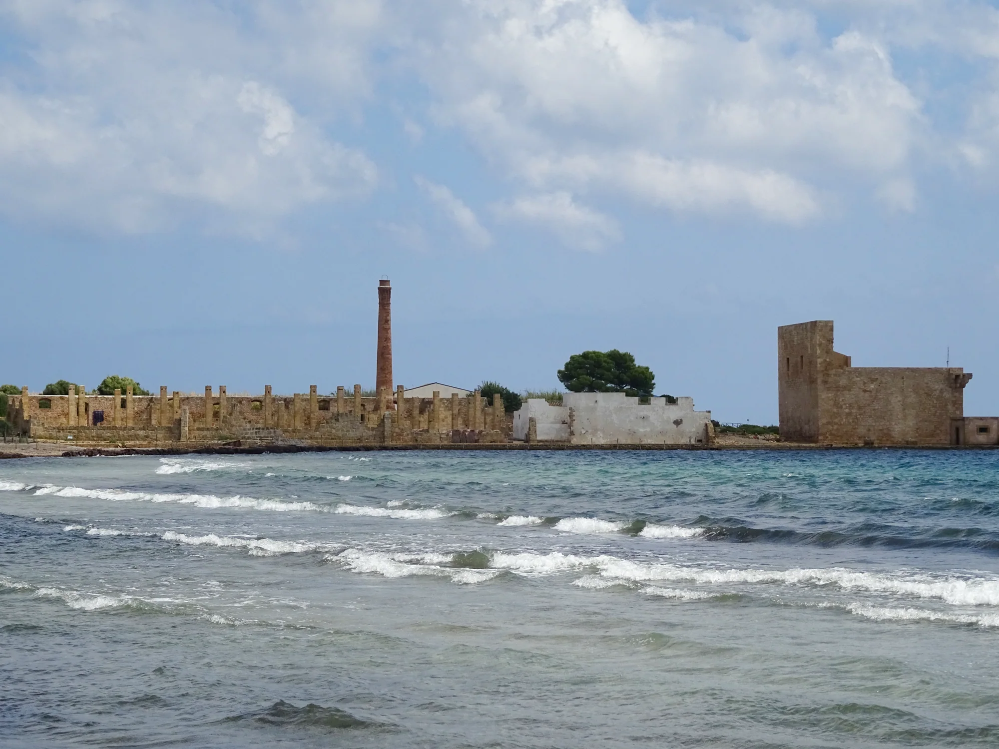 Ancienne tonnara dans la réserve naturelle de Vendicari
